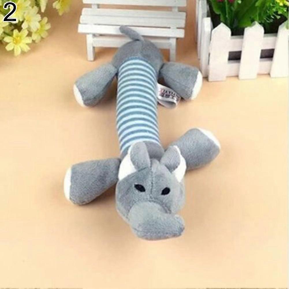 Elephant Pig Duck Squeaky Squeaker Plush Chew Play Souud Toy for Pet Puppy Dog