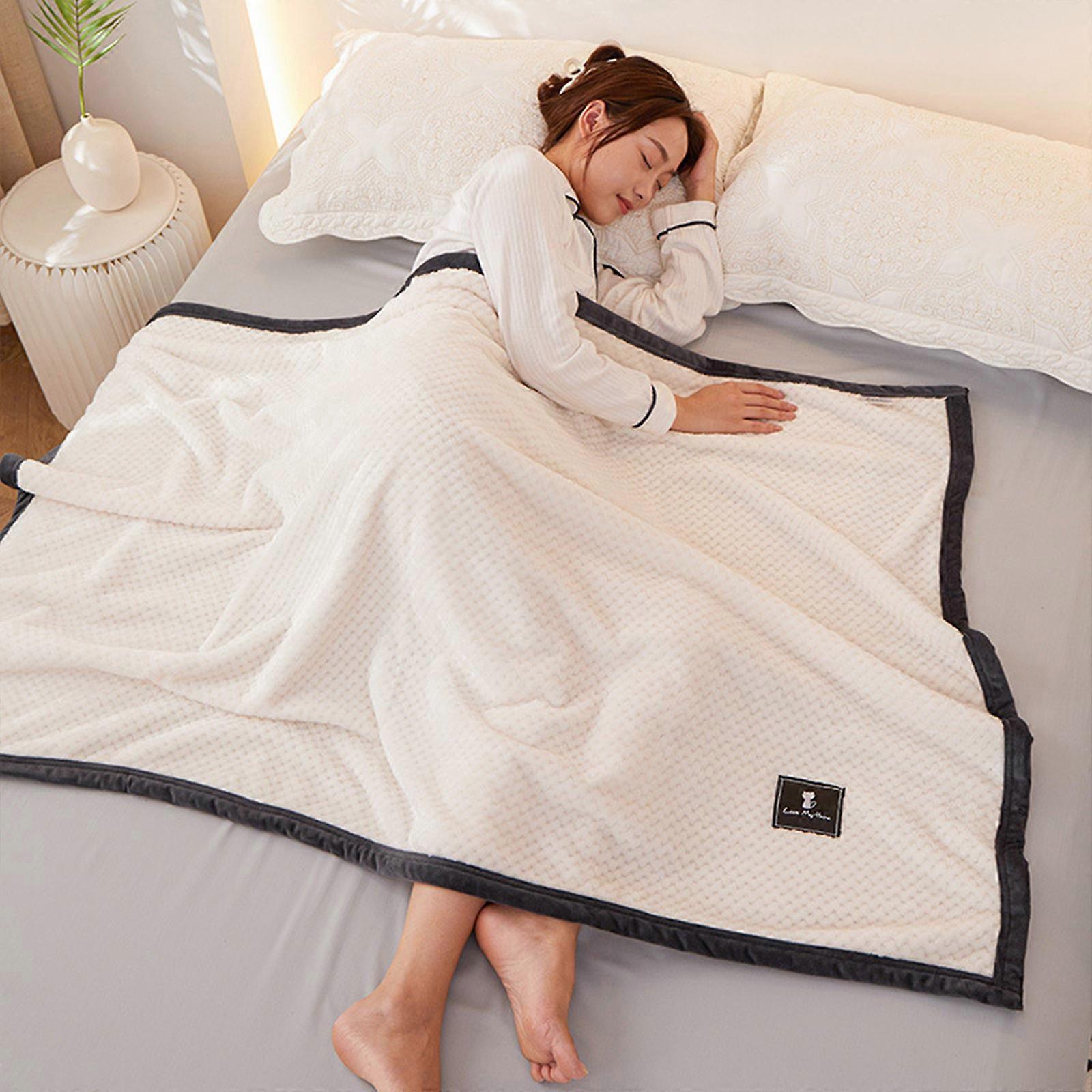 Cool Bed Blankets Soft Lightweight Plush Fuzzy Cozy Luxury Blanket Microfiber Nap Blankets FLYE244183