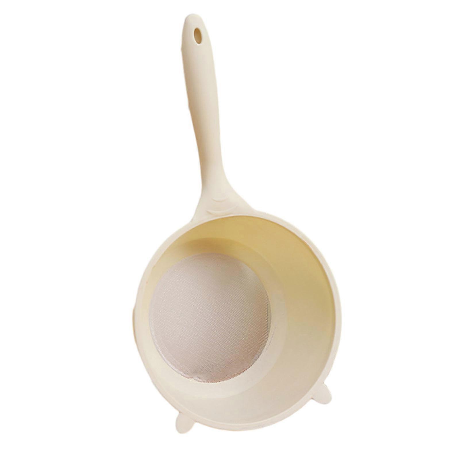 Multipurpose Rice Washing Spoon Hangable Space-saving Colander for Kitchen