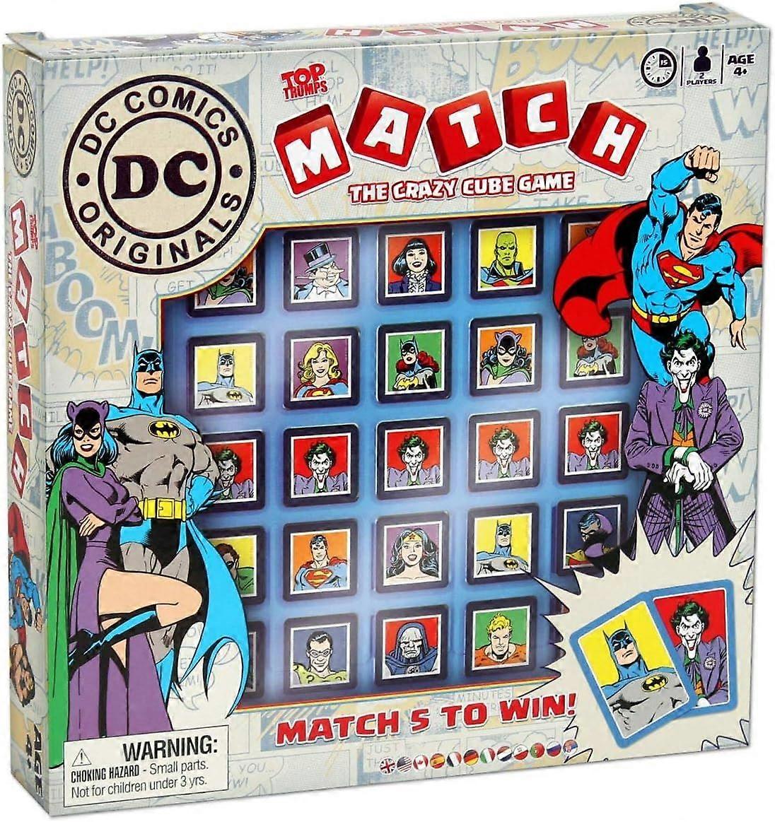 Top Trumps Match DC Comics Board Game