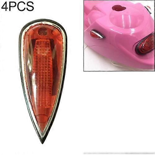 4 PCS KL-88-11 Triangle LED Turn Signal Warning Light for Electric Scooter