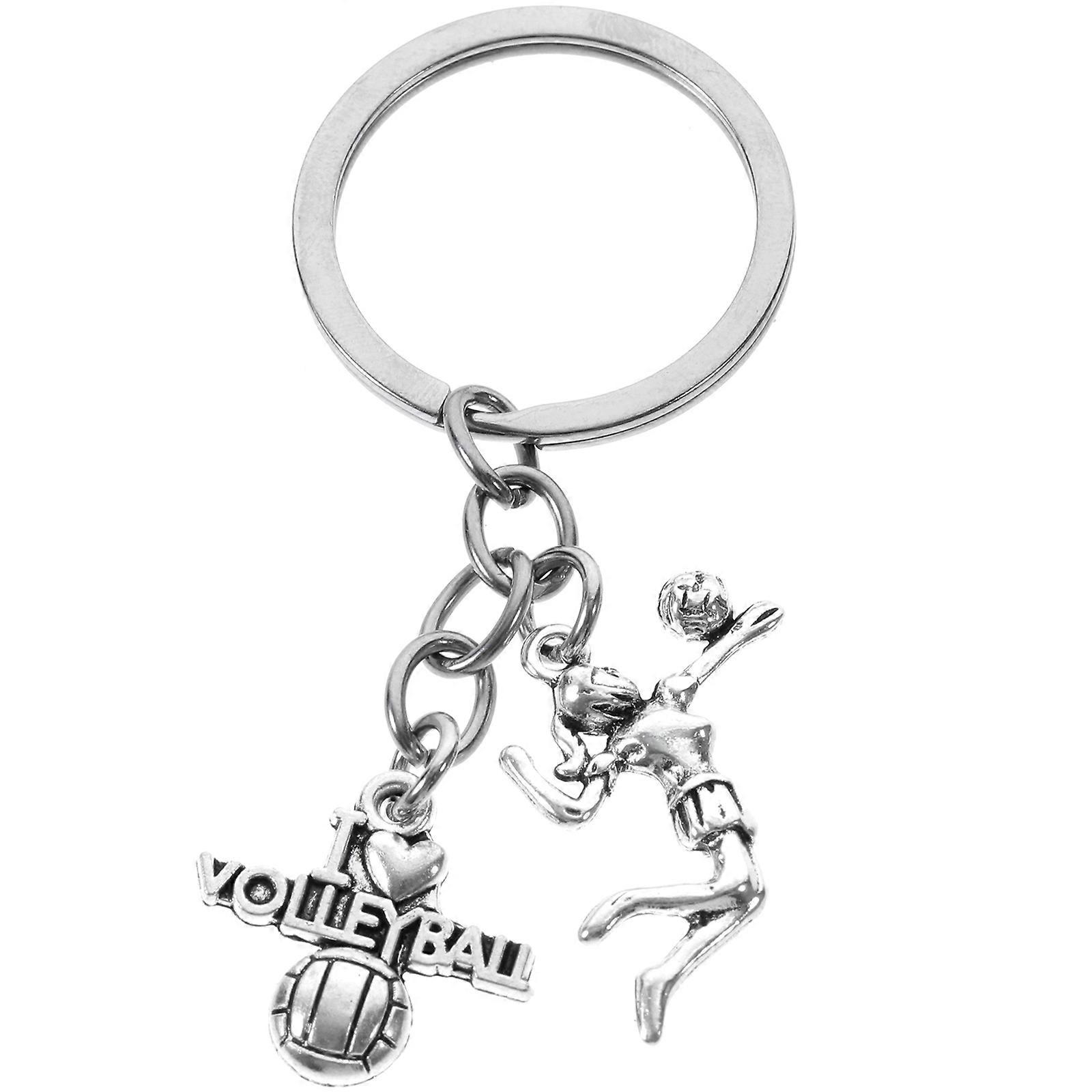 Multi-function Key Chain Decorative Volleyball Keychain Portable Keychain