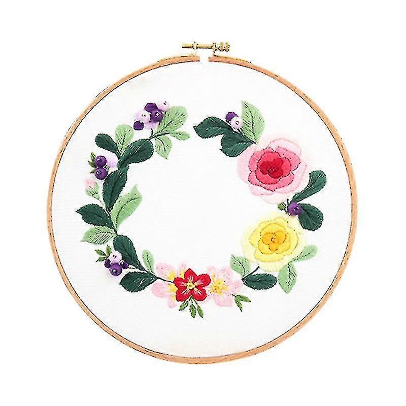 Embossed Cross Stitch Set 1 Piece Picture Color Baoji En Vedette