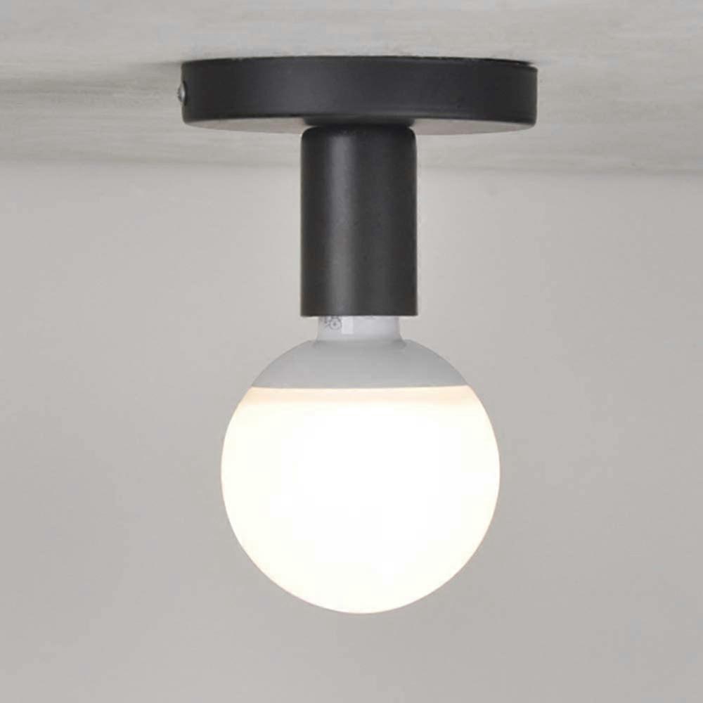 Modern Ceiling Lamp, Black Metal Ceiling Light