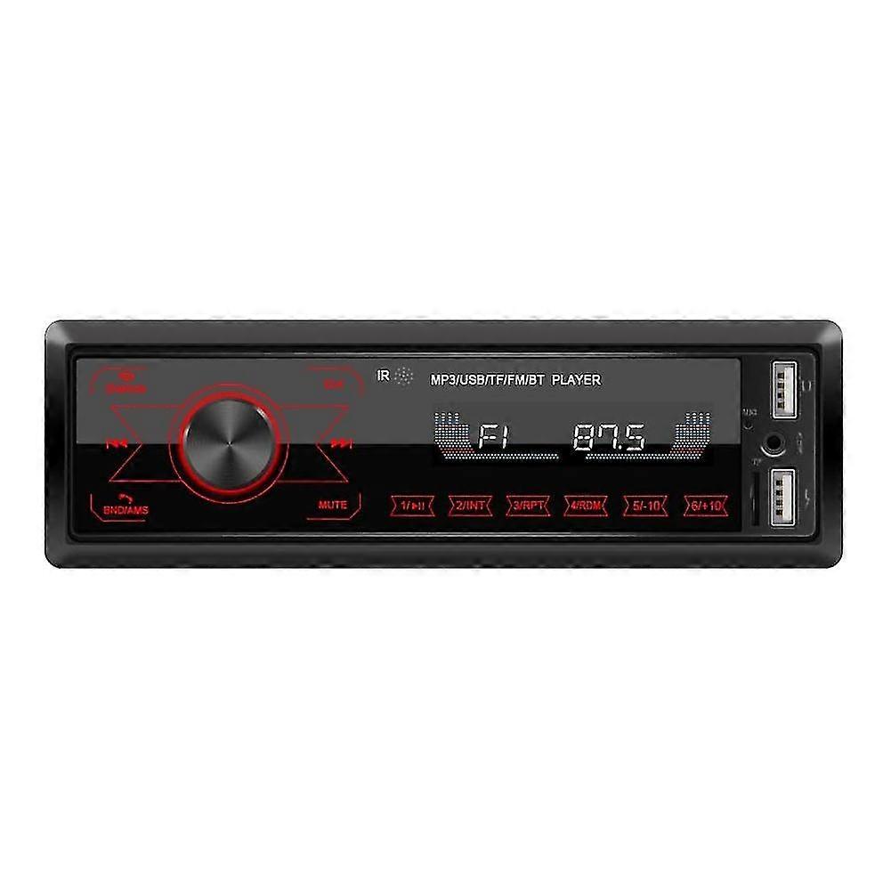 Auto stereo bluetooth dotykový displej autorádio bluetooth 4x60w 7 barev
