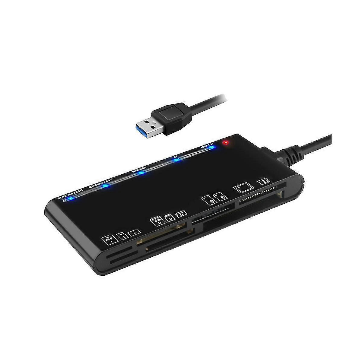 7 in 1 USB 3.0 Multifunction Card Teader /XD//SD/TF Card Reader for Windows Vista/XP/7/8/10/, Linux