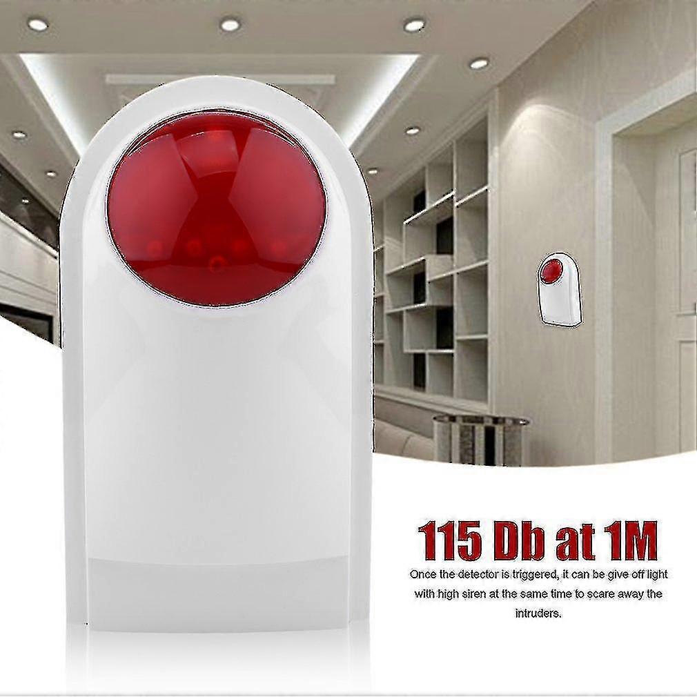 External Outdoor Waterproof Alarm Siren Strobe Security Alarm System