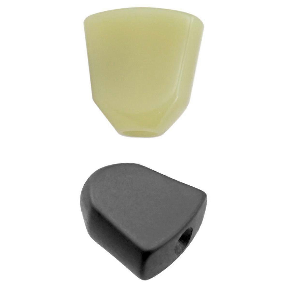 Guitar Tuning Peg Tuner Machine Head Replacement Button Knob, Black Green