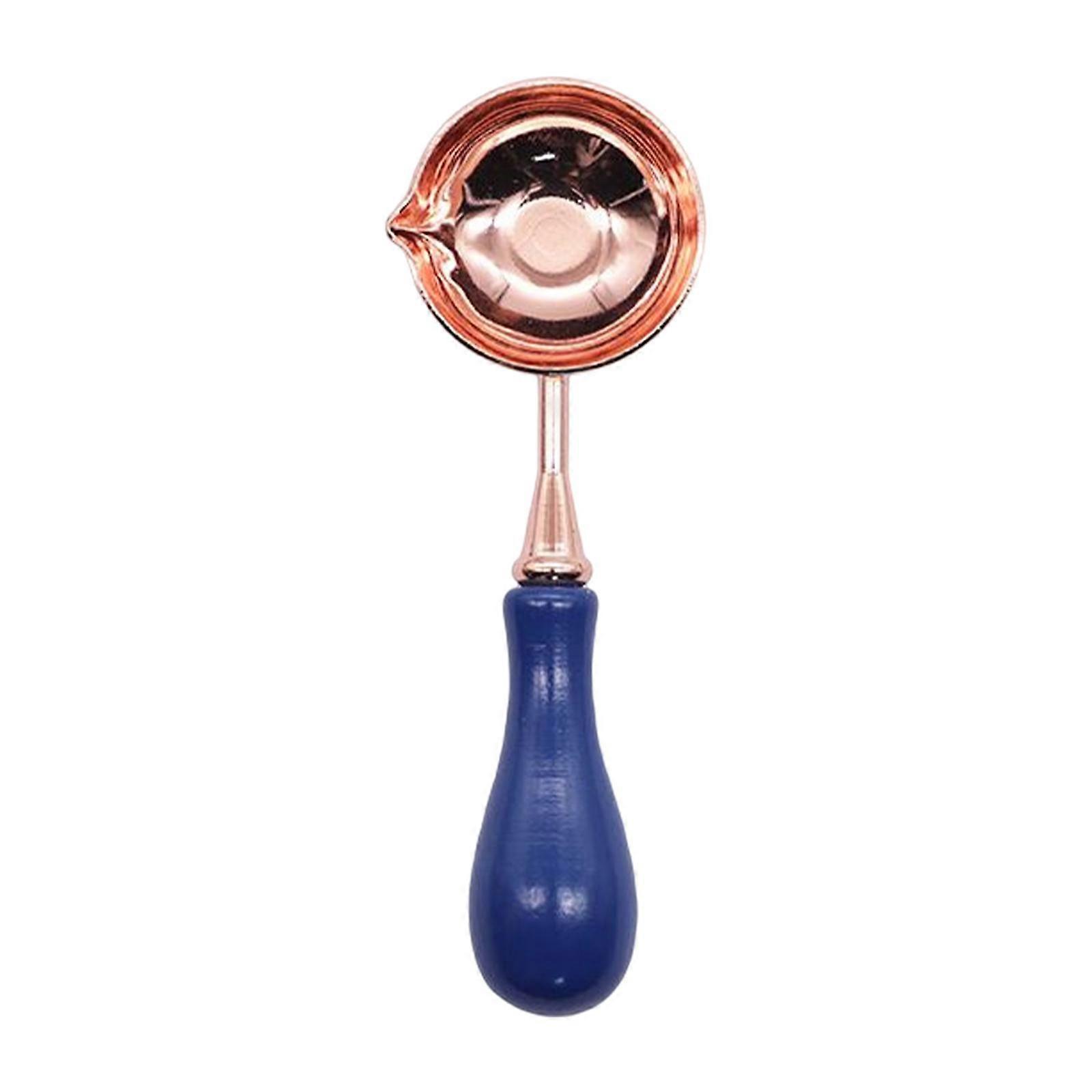 Stamp Melting Spoon for DIY Letter Card Making Party Favors Stamp Maker dark blue