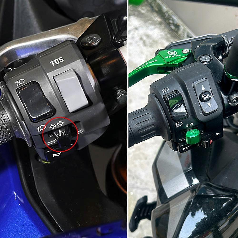 Bouton Commutation Moto Compatible Avec Z900 Z750 Z800 Z1000 Z250 Z300 Z400 Z650 Bouton Clignotant Moto