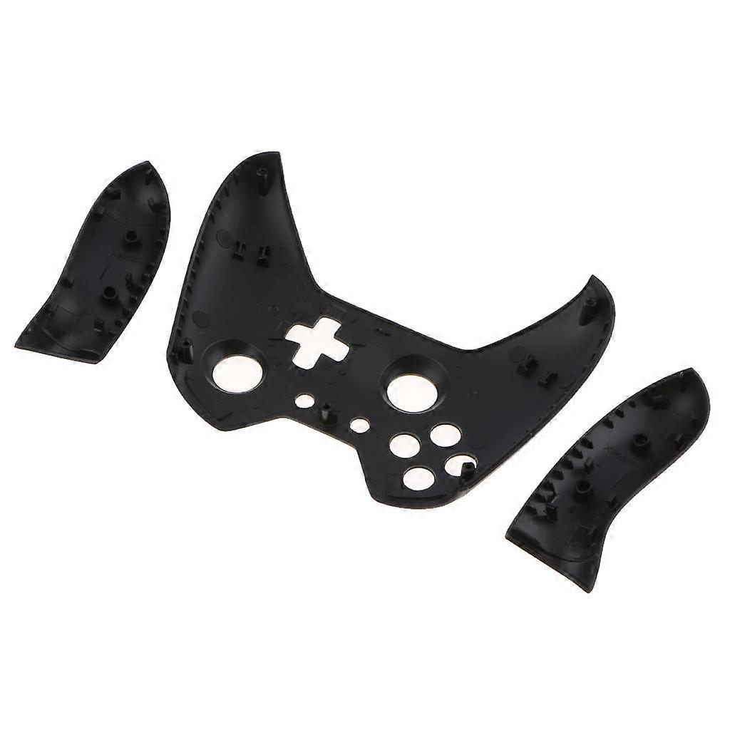 2xSoft Touch Frontshell-Frontplatte + L R Panel für einen Controller Schwarz