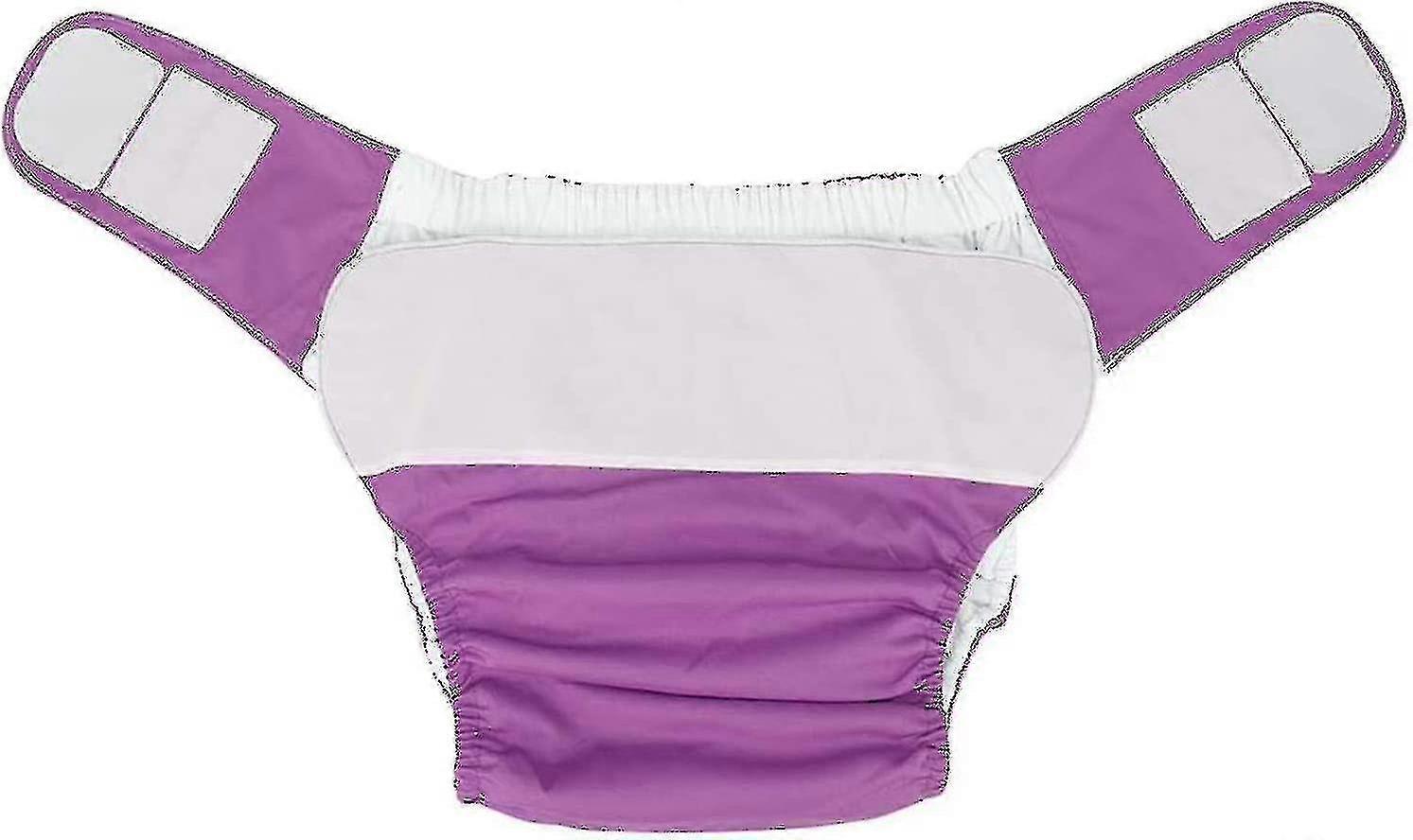 Stoffwindeln für Erwachsene, Schwimmwindeln für Erwachsene, wasserdicht, waschbar, wiederverwendbar, Stoffwindeln für Erwachsene und ältere Menschen, Taschenwindeln für Erwachsene (Windel, Kaffeefarbe)
