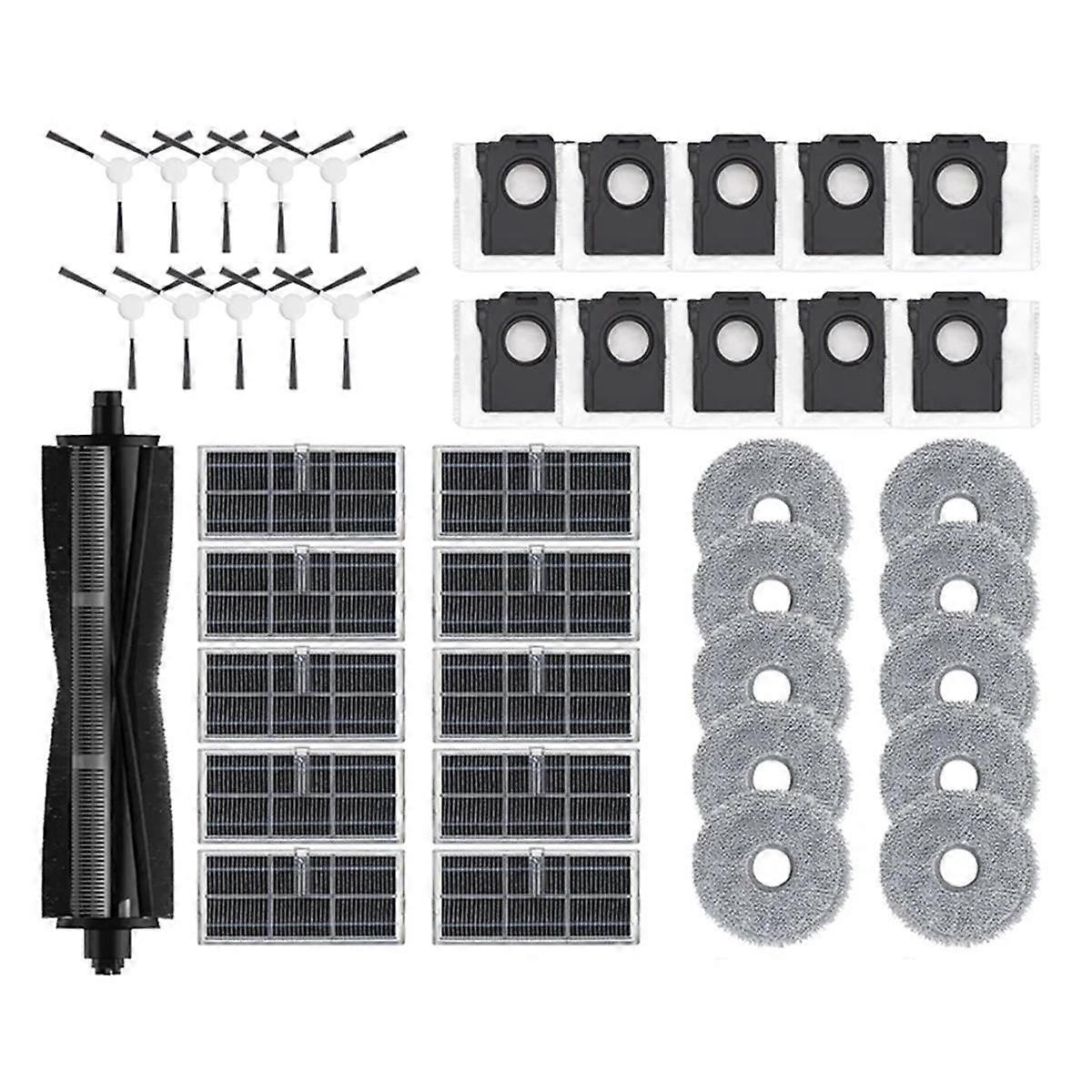 Master One / Master Pro ロボット掃除機用 メインサイドブラシ HEPAフィルター モップ 布パッド アクセサリー