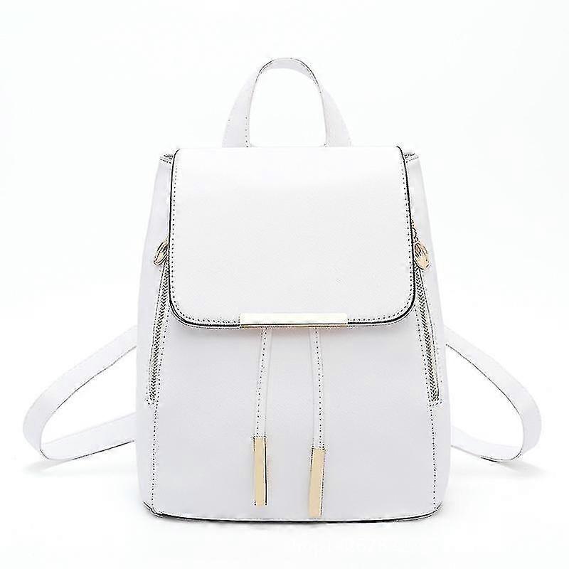 Purse Pu Leather Zipper Womens Backpack