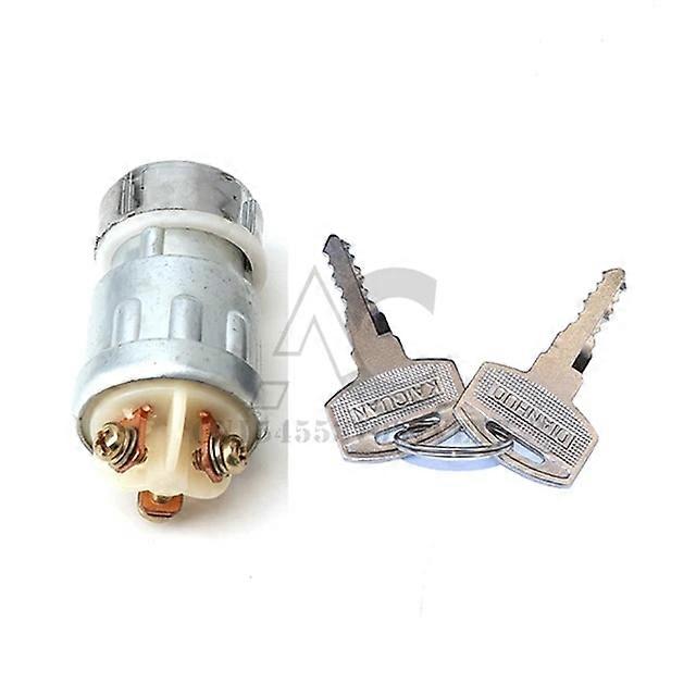 Universal Car Boat Motorcycle Ignition Starter Key Switch Barrel 3 Position With 2 Keys Car Switch Replacement