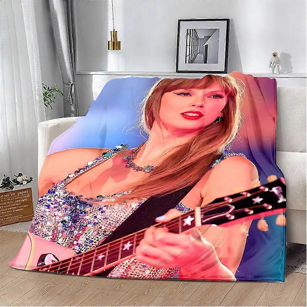 Sød tegneserie trykt tæppe picnic tæpper varmt tæppe bløde s-swifts behageligt tæppe hjem rejse fødselsdag t-taylors gave