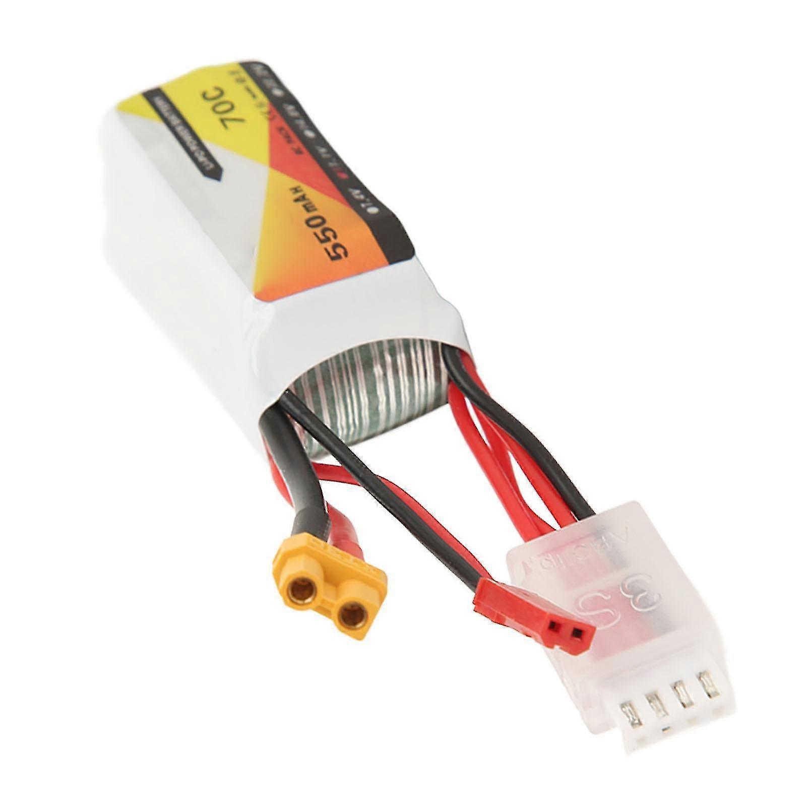 JST XT30 Plug 550mAh 11.1V 70C Lipo Battery for LS180 RC Racing Car Quadcopter Spare Parts