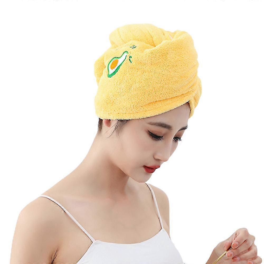 Femei Duș Cap absorbant rapid de uscare prosop cap eșarfă păr uscat Wrap Hat