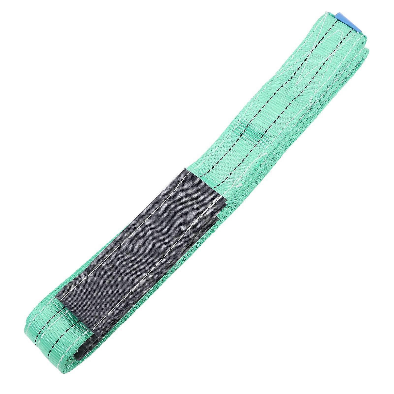 Polyester Heavy Duty Lifting Strap for Cranes 4409lb Capacity 13.12ft with 2 Eye Buckles