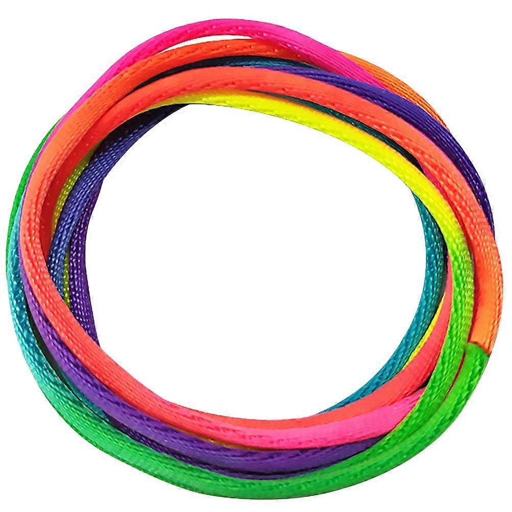 6 Pcs Dradle Colorful Ropes Braiding Cats Cradle String Finger Turn Over Rope DIY String Rope Finger String