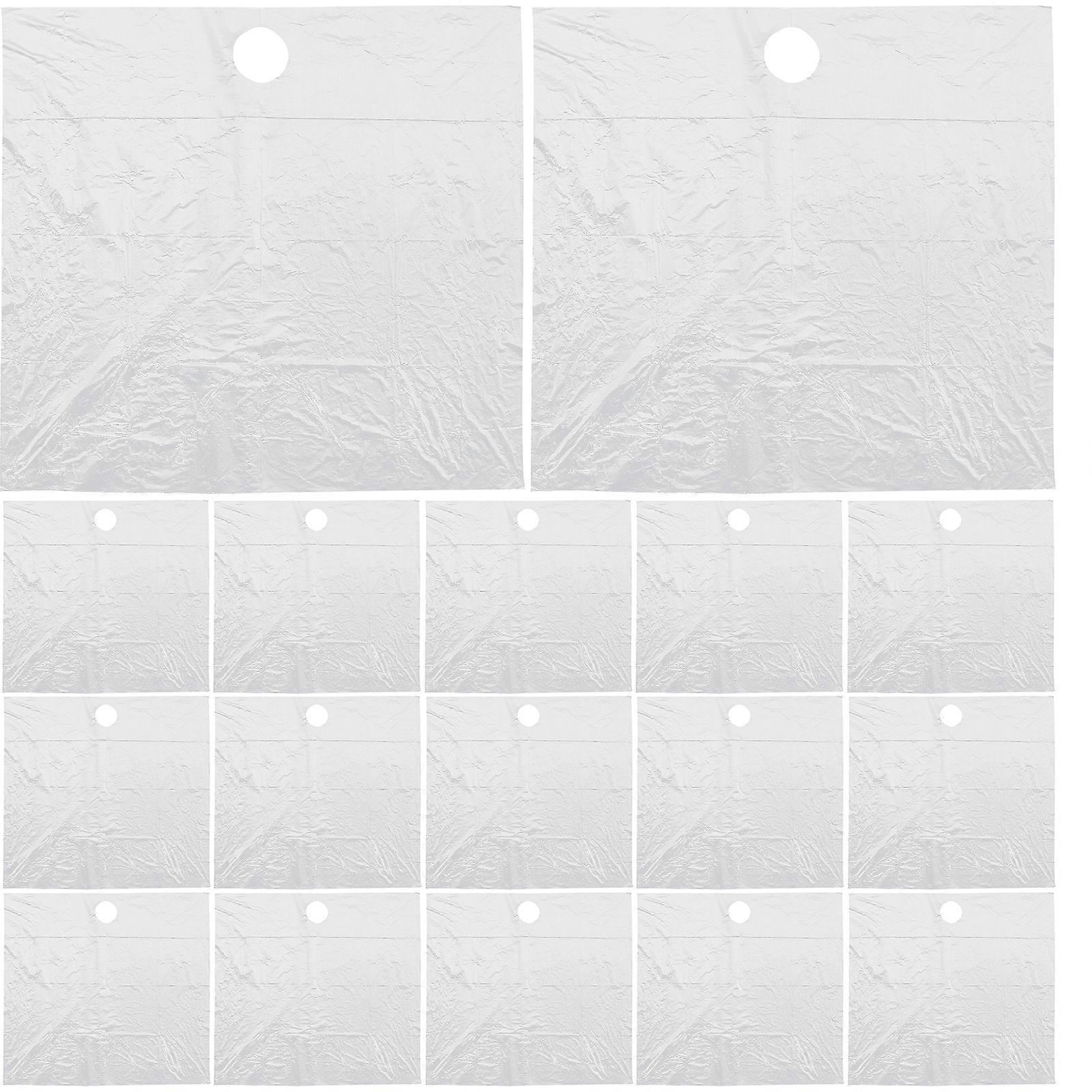 20 Pcs Feuilles jetables de collecte de barbe Feuilles de capture de cheveux multifonctions pour évier