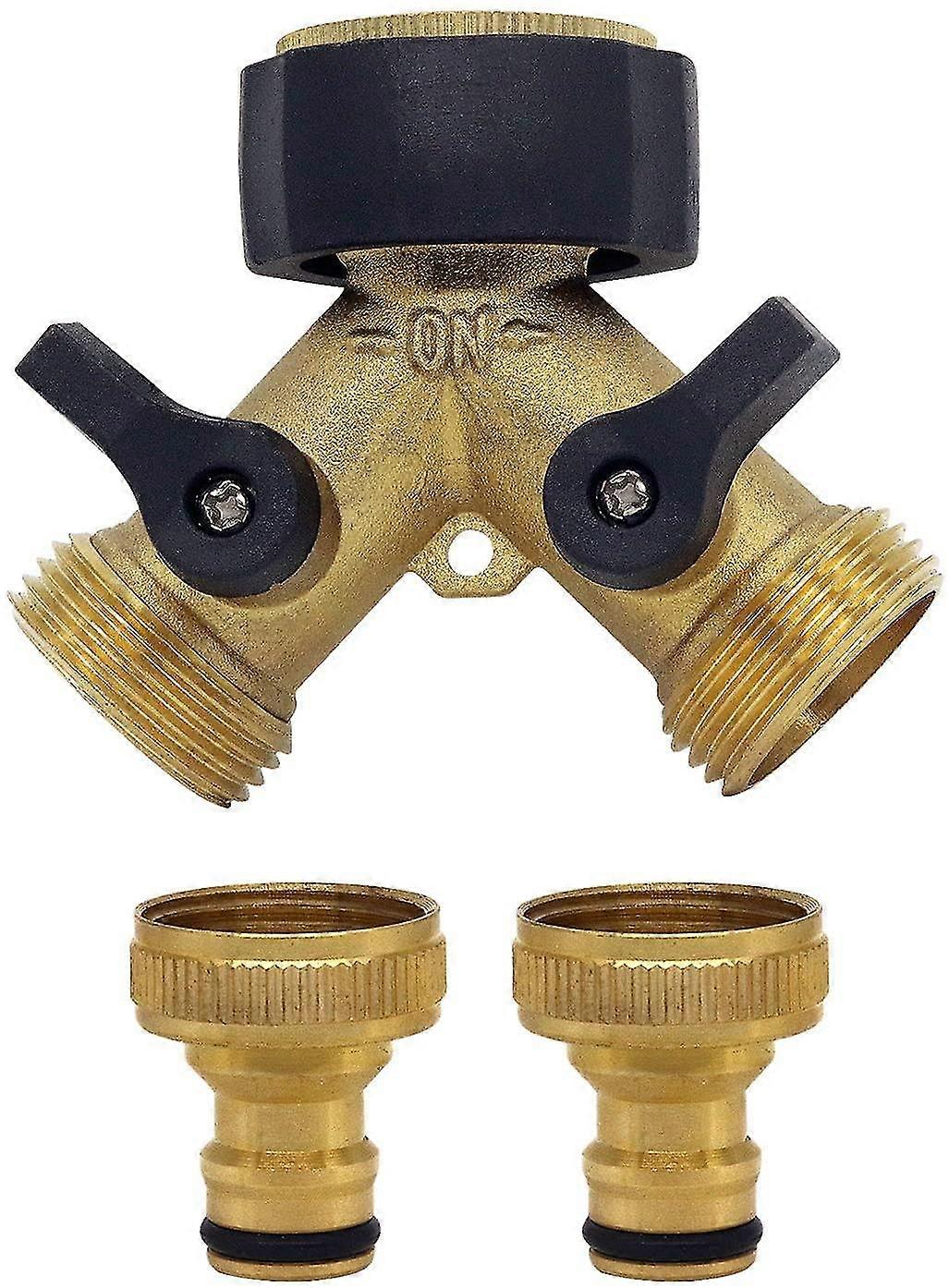 Water Inlet Hose Y Connector (2 Way Inlet Hose, 26.9mm (3/4") Brass, Y Manifold),compatible With