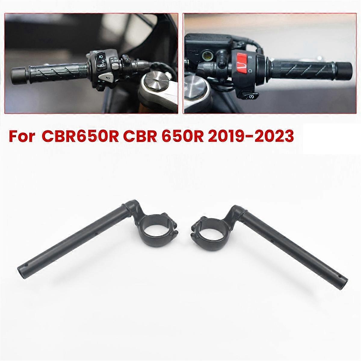 Motorcycle Black Right Handle Bar Clip-on Fork Tube Handlebars for CBR650R 650R 2019-2023