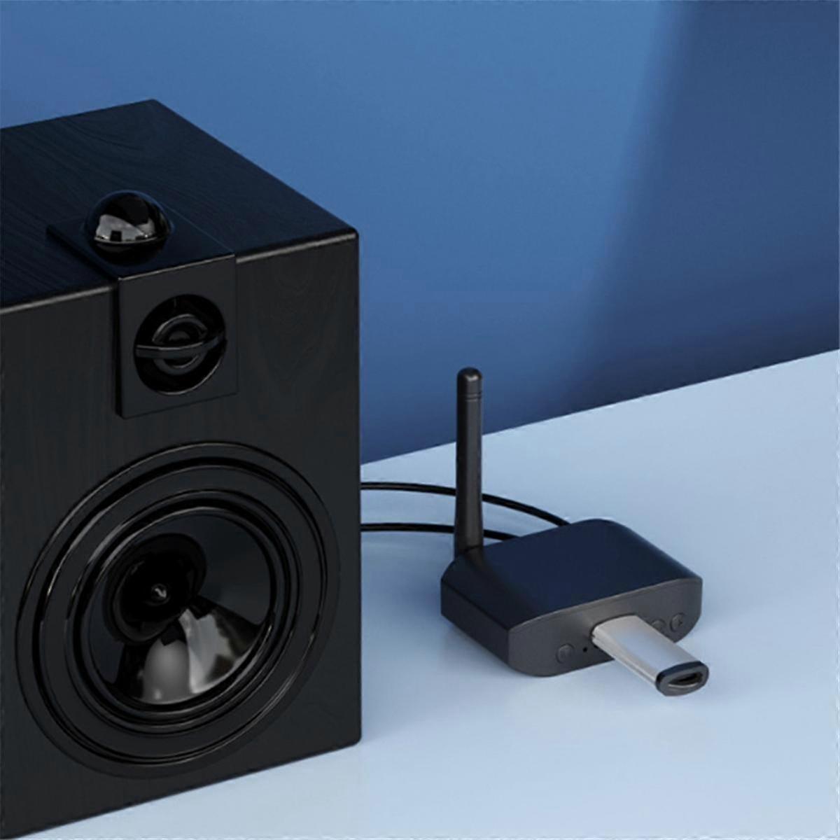 Bluetooth 5.3 Receiver Transmitter BT5.0 U Disk 3.5mm AUX Jack Stereo Music Wireless Audio Adapter for Car Kit