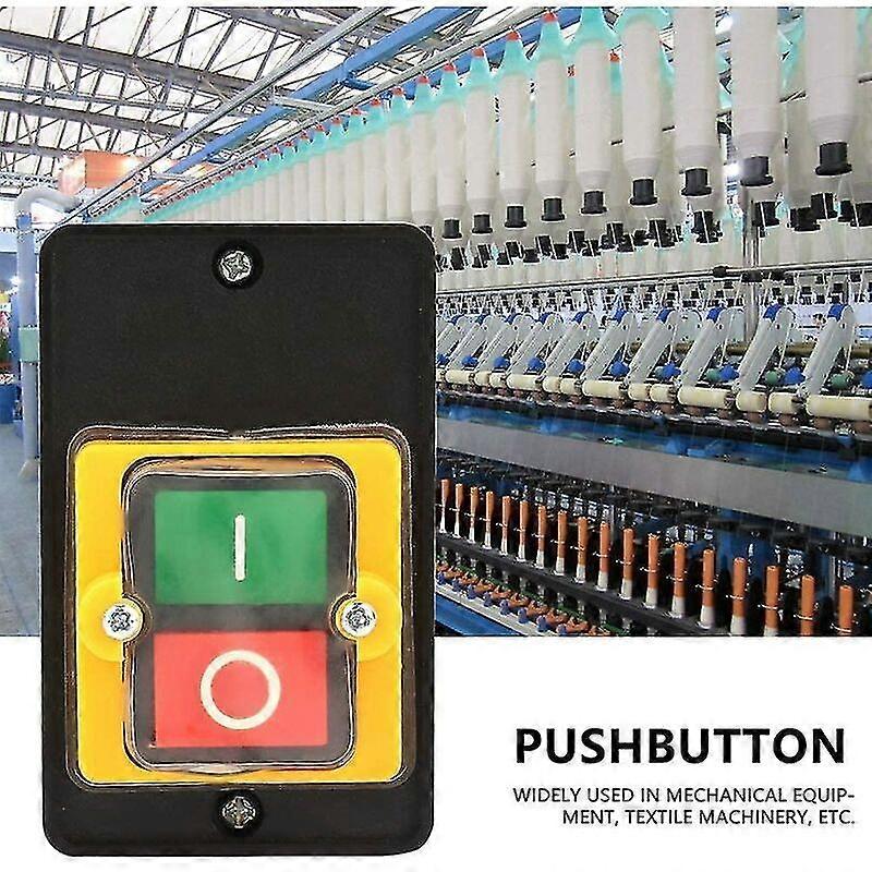 Button Switch Motor Start And Stop Switch Ac220v/380v 10a Waterproof On ...
