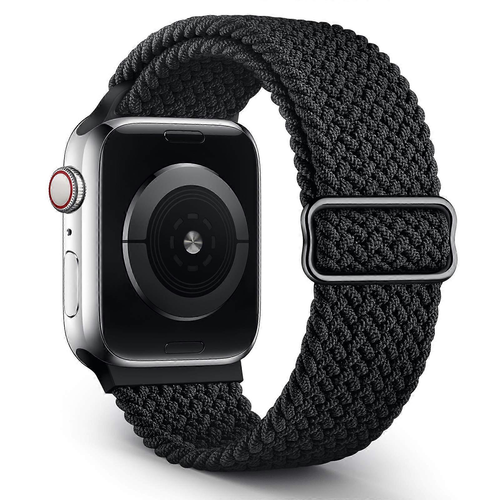 Adjustable Soft Stretchy Elastic Straps Compatible with iWatch Series 8/7/6/5/4/3/SE Women Men