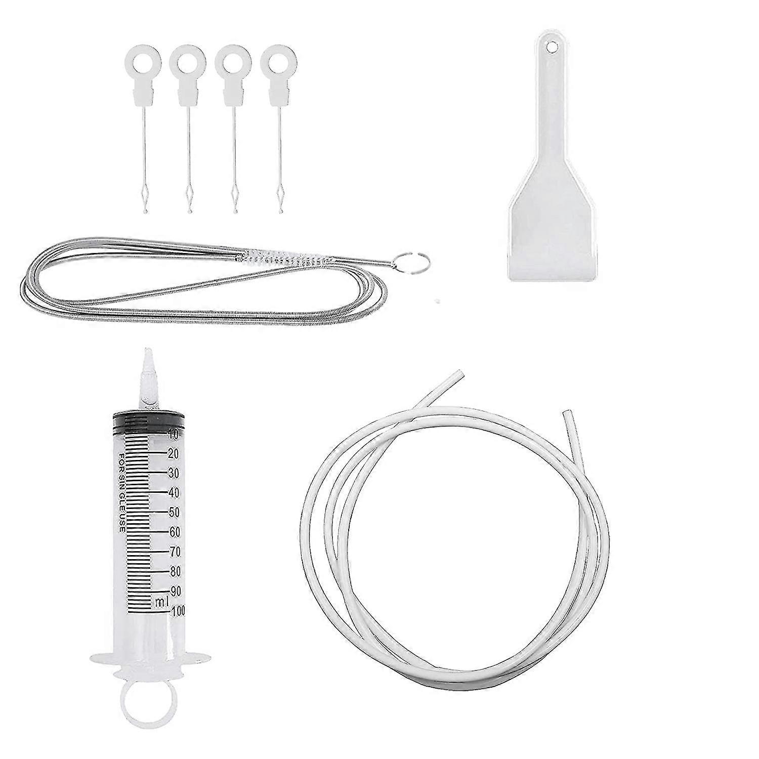 Fridge Cleaning Set, Drainage Hole Cleaning Set, Fridge Cleaning Brush, Flexible Pipe Cleaning Spir
