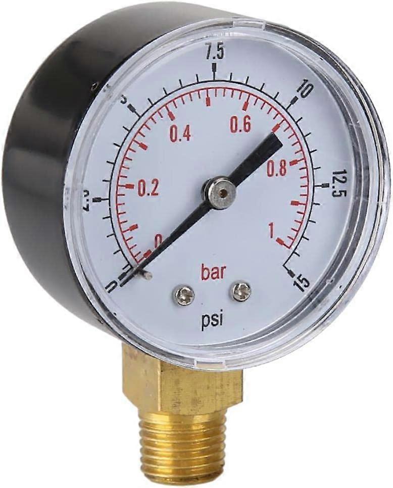 Water pressure gauge Pool pressure gauge Manometer Pressure measurement is 0~15psi or 0~1bar