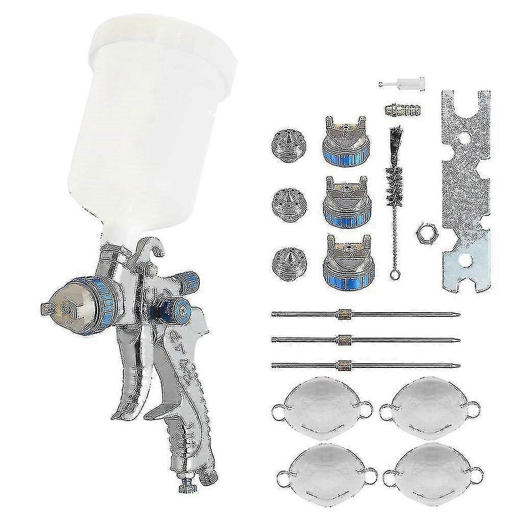 Aluminum Alloy Car Paint Spray High Atomization Furniture Manual Spray With 3 Sets Of Accessories An-MXBC