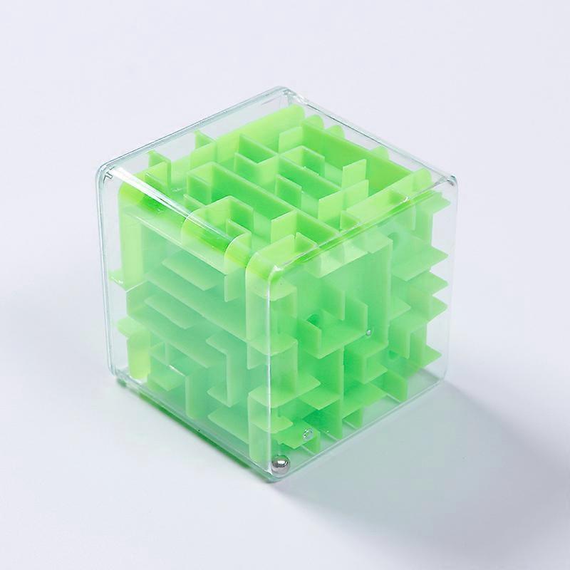 Green 3D Maze Rolling Ball Toy for Children and Teens, Educational Parent-Child Fun