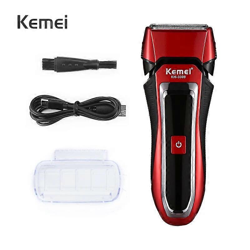 Kemei Full Body Washing Beard Machine Reciprocating Electric Razor Shaving Trimmer Men's Beauty Instrument Beard Machine 45D