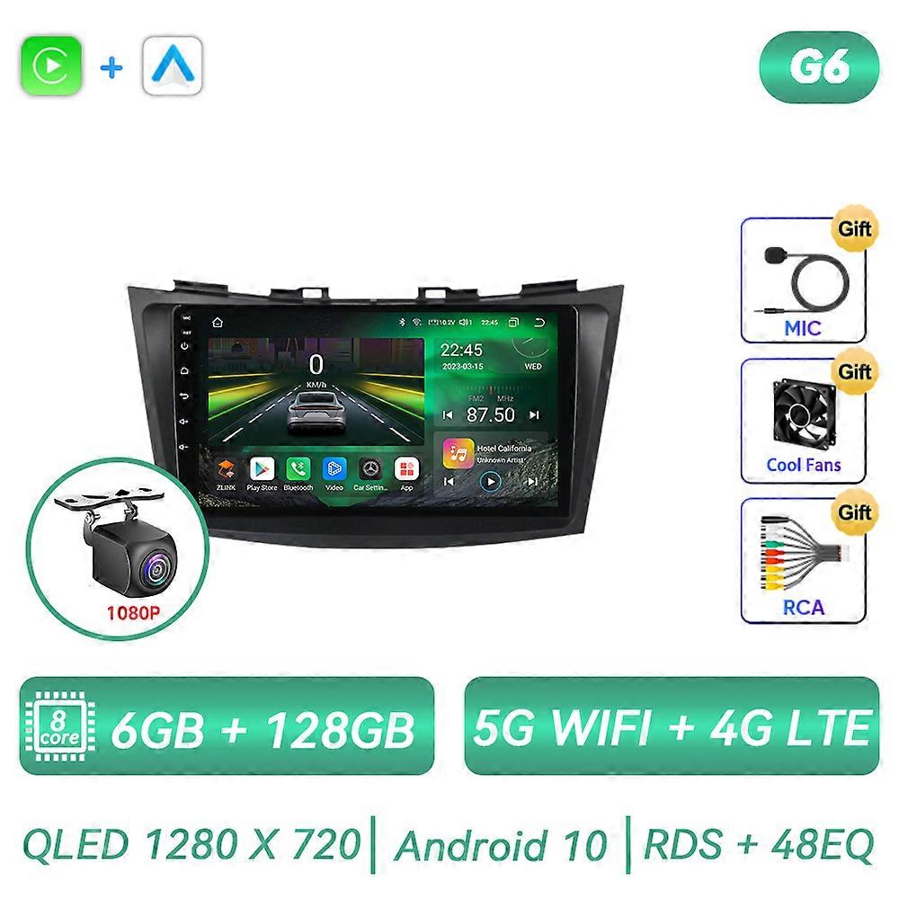 Android Car Radio Multimedia Player For Suzuki Swift 4 2011 - 2015 Navigation GPS Carplay Android Auto Touch Screen Stereo