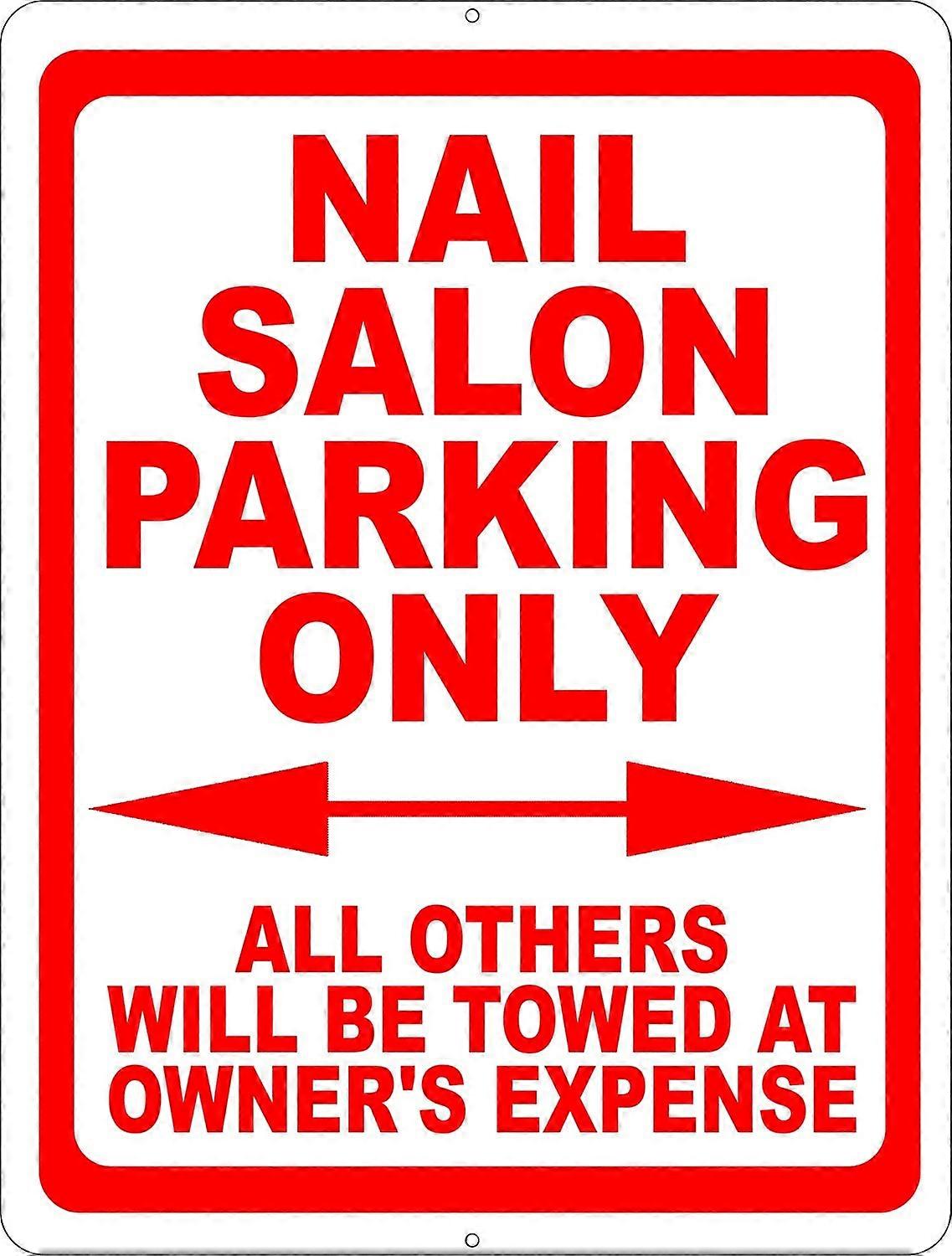 Kynsisalongin pysäköinti Vain kaikki muut hinataan omistajan kustannuksella. 8x12 metalli.