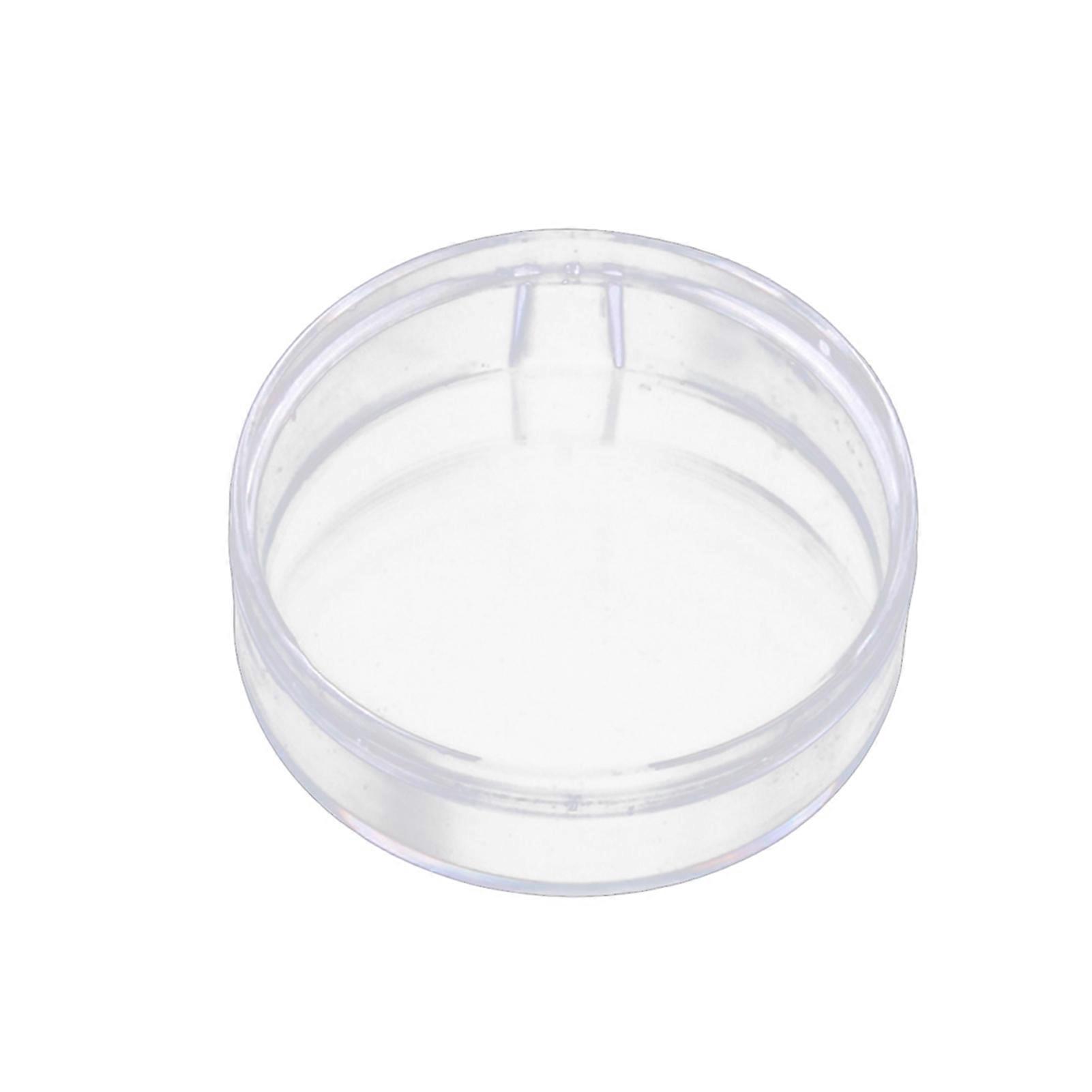 Powder Puff Box Clear Empty Stackable Dust-proof Waterproof Storage Plastic Round Shaped Air Cushion Box for Women
