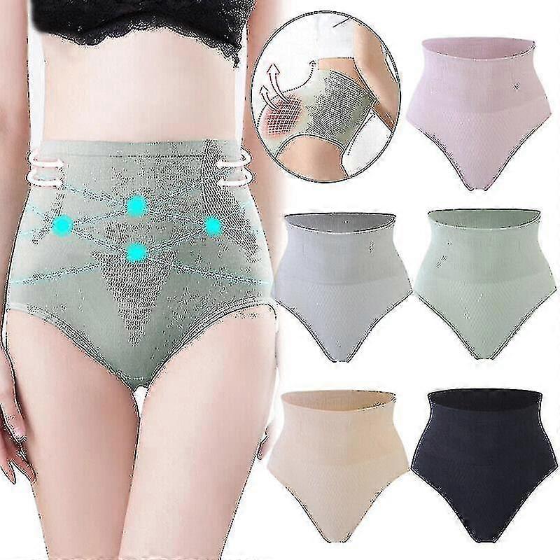 Graphene Honeycomb Vaginal innstramming og kroppsforming truser for kvinner 2stk