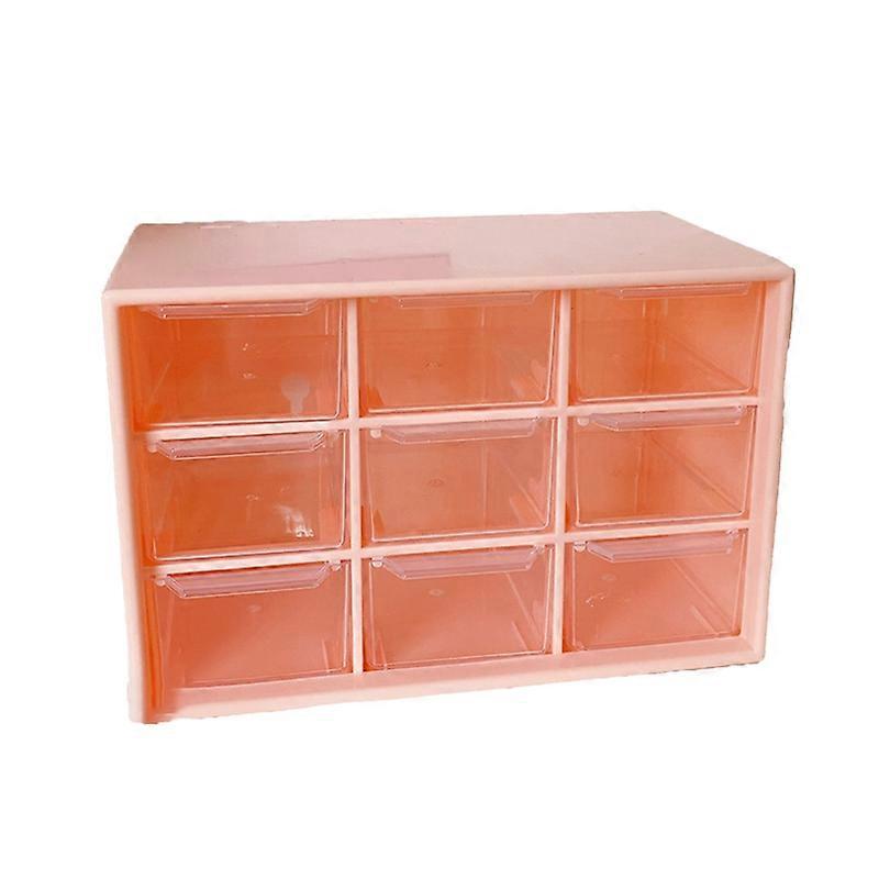 Storage Box 9 Grids Multi-purpose Durable Desktop Drawer Organizer for Pencils JIKAIX