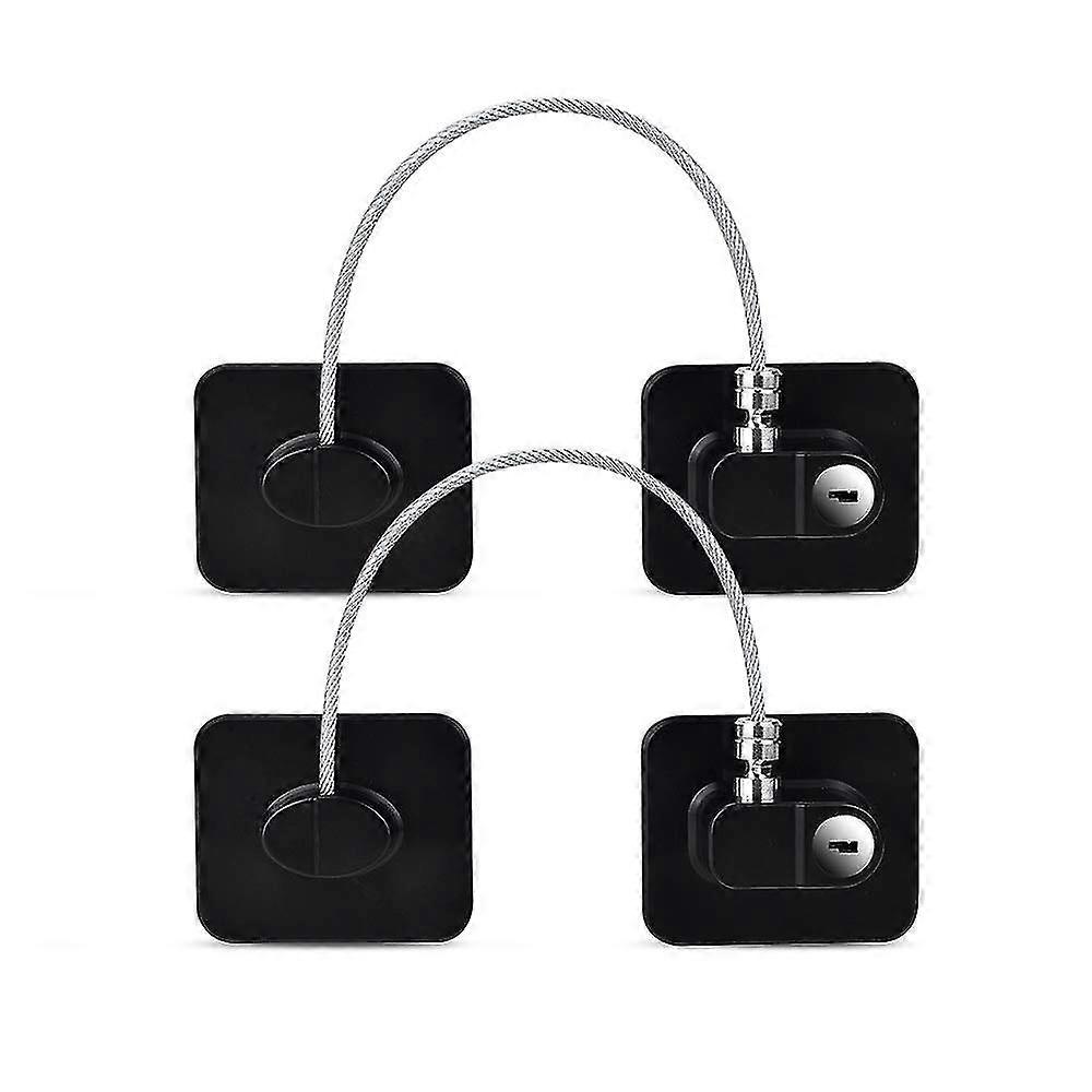 2 Pcs Child Safety Device For Fridge Cupboard Windows