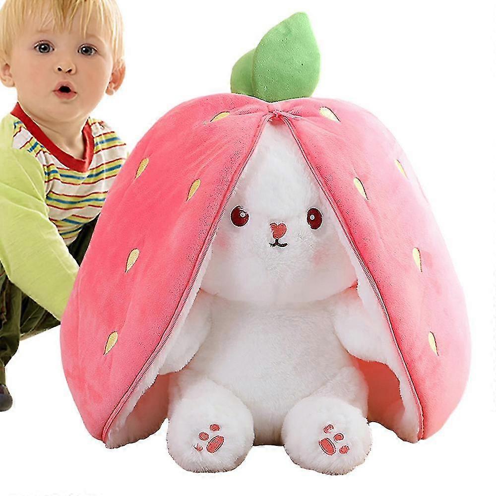 Hide And Seek Bunnies In Carrot Pouch Creative Easter Bunny Doll Toy Cute Turned Rabbit For Party Decoration