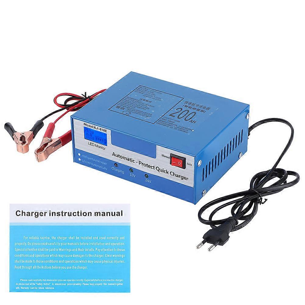 12V Lead&Acid Storage Battery Charger Jump Starter Pulse Repair Universal for Car( 150250V )