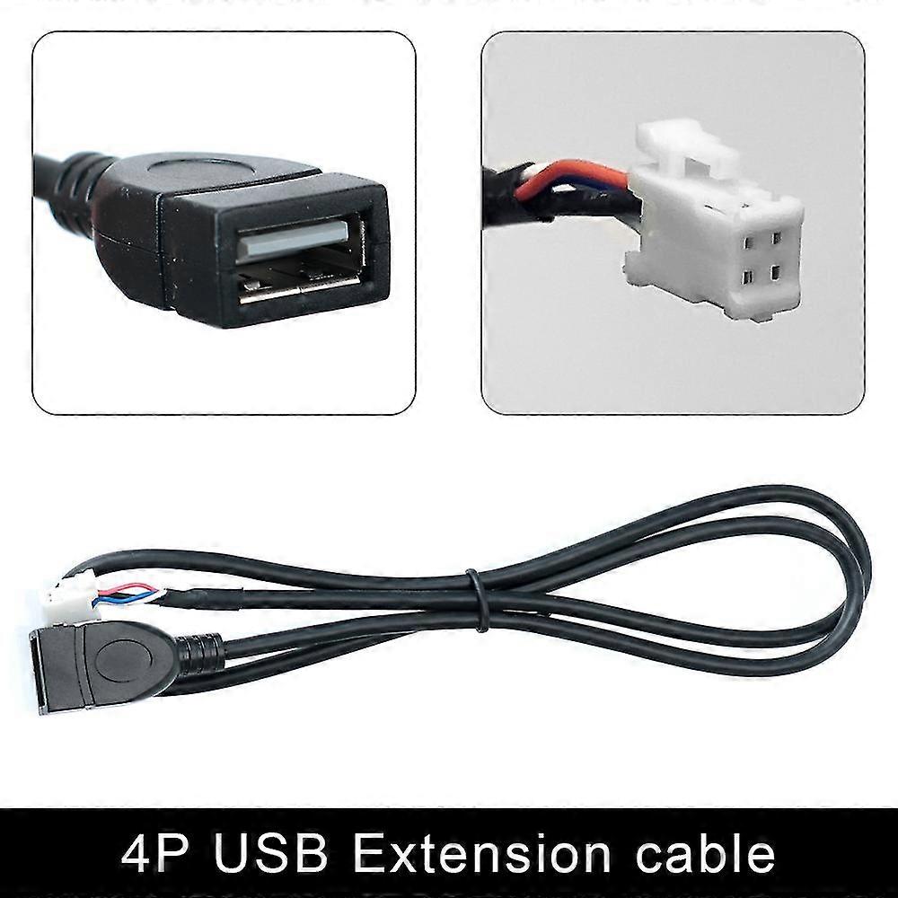 2 din-auto Android-radiokaapeli yleinen virtaliitin