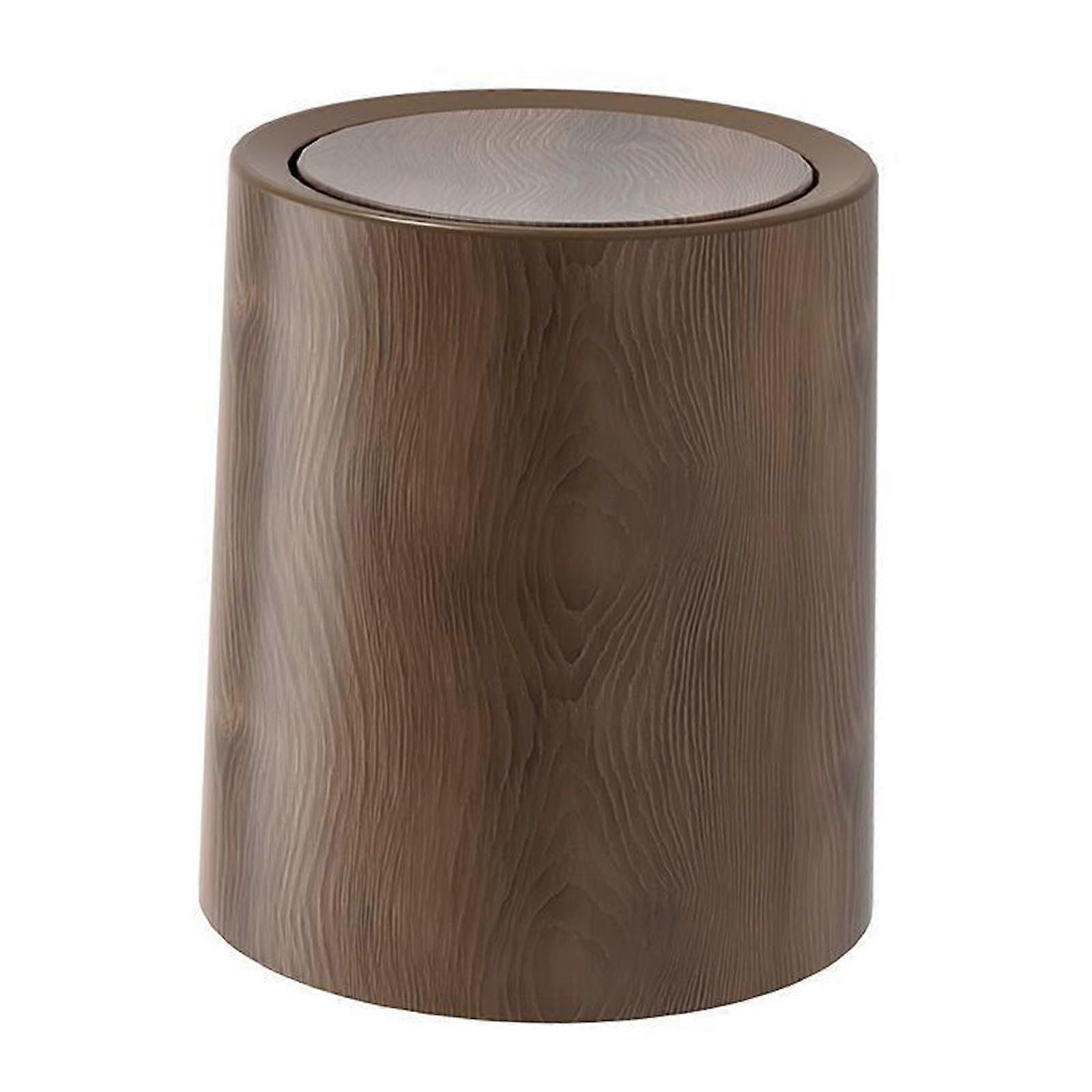 Trash Bin Garbage Basket Rubbish Bin Reusable Trash Can for Room Office Dorm S