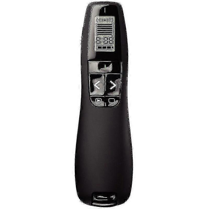 R800 2,4 GHz USB Wireless Presenter ppt Fernbedienung mit LCD-Display, Laserfarbe: grün tw S202412