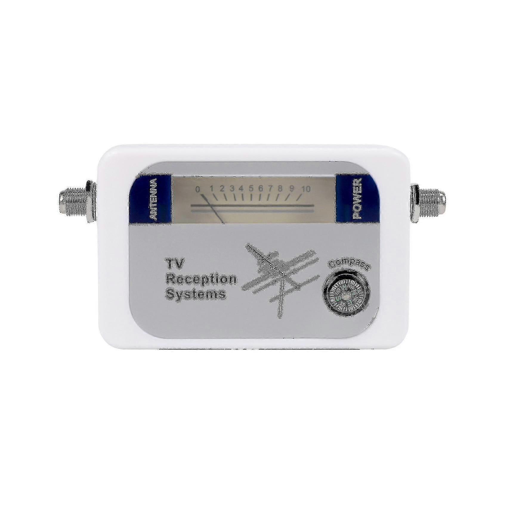 Dvb-t Finder Digital Antenne Terrestrische TV-Antenne Signalstärke Meter Weiß
