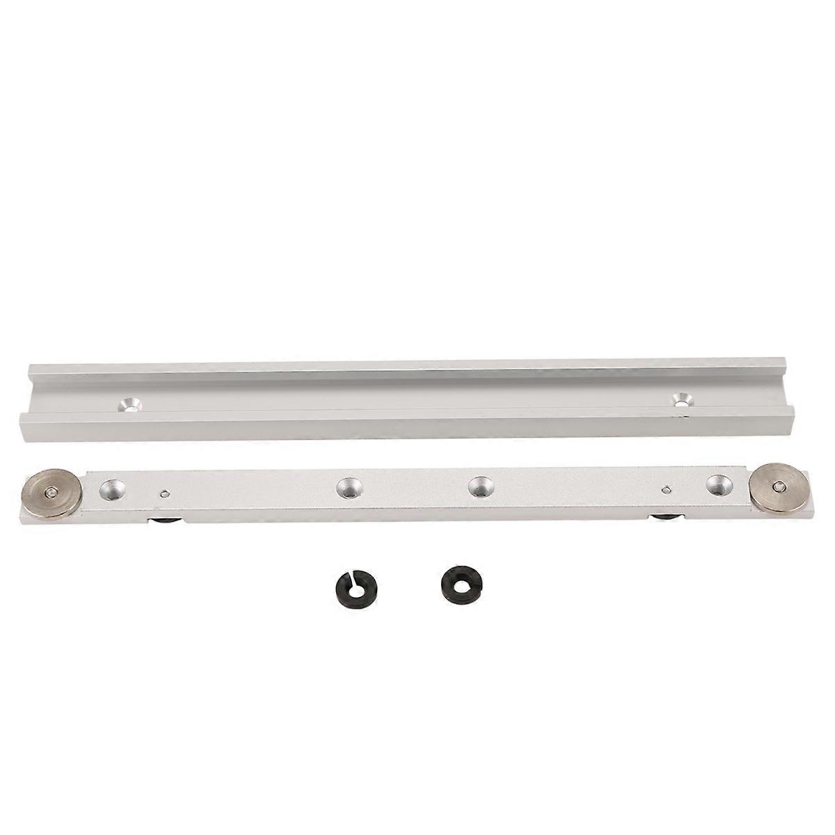 T Track Miter Bar Slider,Aluminium Alloy Miter Bar,Jig and Fixture Bar Slider Table Saw Gauge Rod Wiith Chute