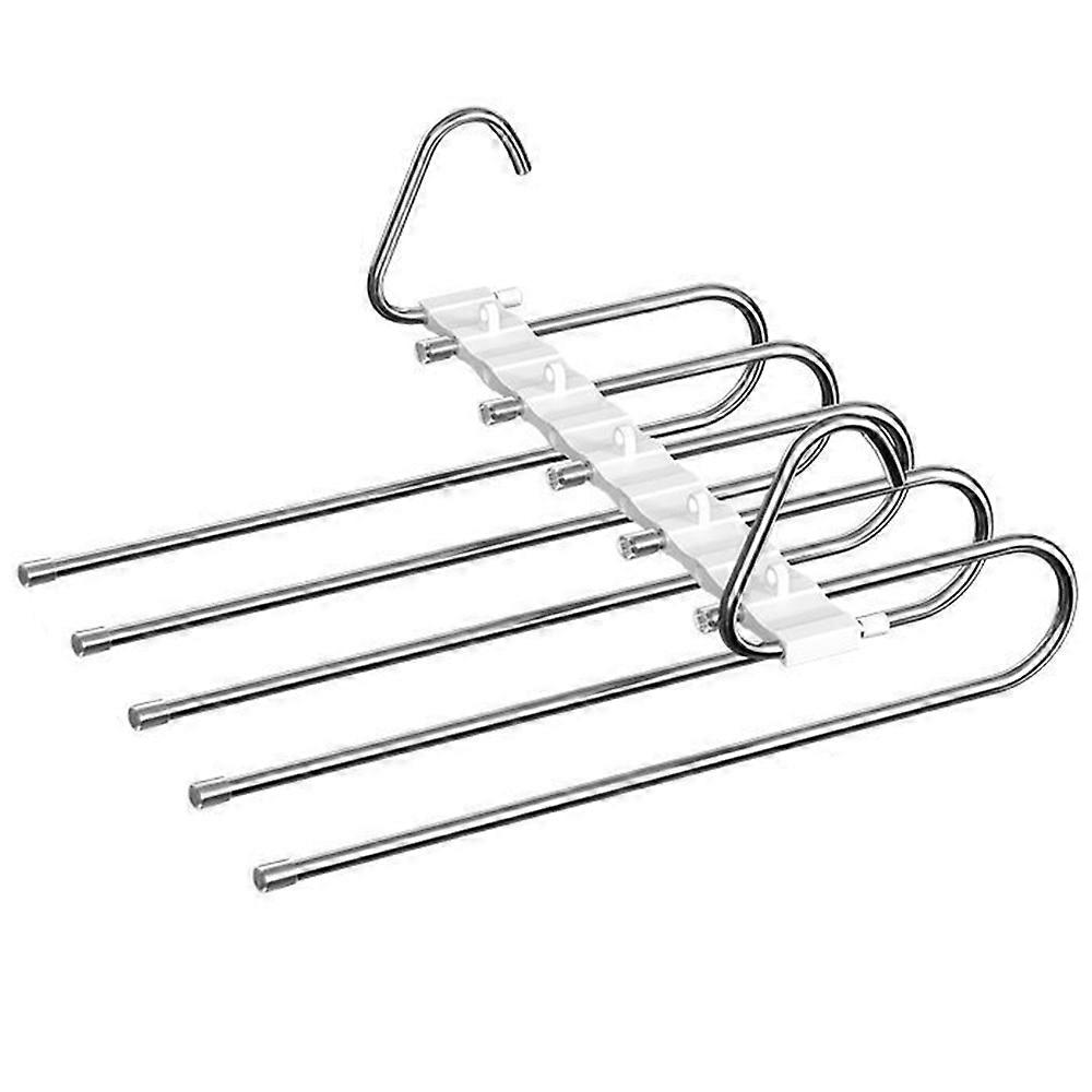 Pieces Pants Hangers Space Saving Clothes Hanger Multi Magic Storage Rack