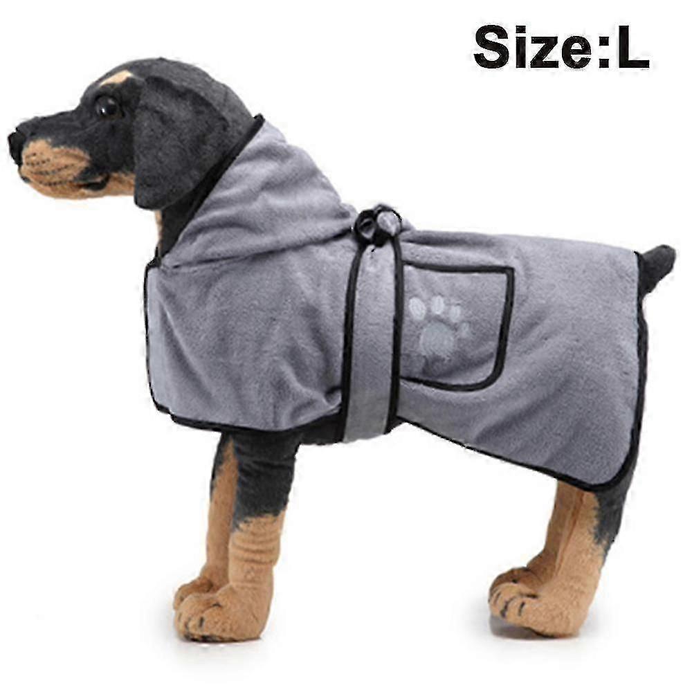 Mikrokuitutassupyyhe Koiran kylpytakki - imukykyinen koiran kylpytakki